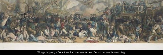 The Death of Nelson at the Battle of Trafalgar - (after) Maclise, Daniel