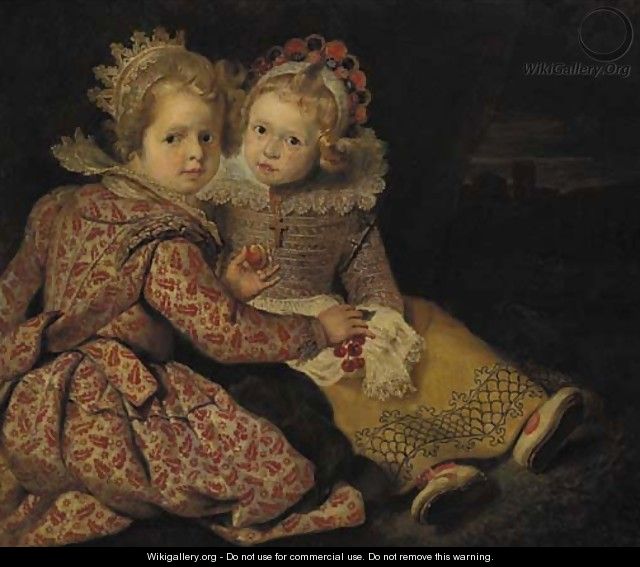 The children of the artist - (after) Cornelis De Vos
