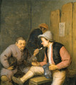 Peasants drinking - Adriaen Jansz. Van Ostade