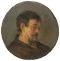 Head of a man - Adriaen Jansz. Van Ostade