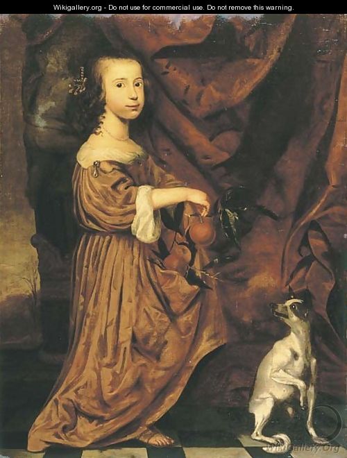 Portrait of a young lady - Adriaen Cornelisz. Beeldemaker