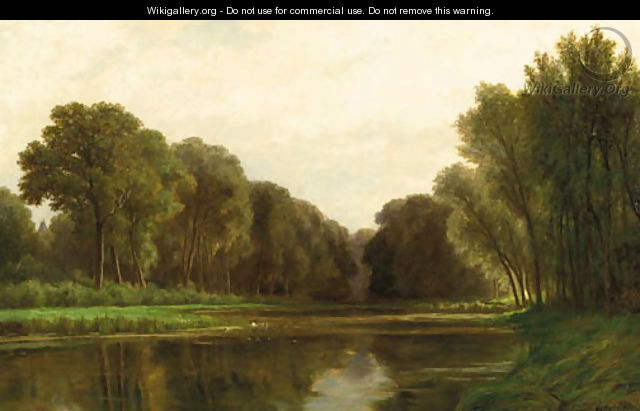 An extensive river landscape - Adriaen van Everdingen