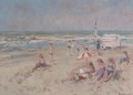 Beach scene, Zandvoort - Adam van Noort