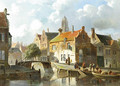 A cappriccio view in Utrecht - Adrianus Eversen