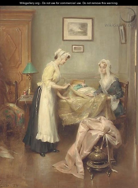 A meeting with the dressmaker - Henri Adriene Tanoux