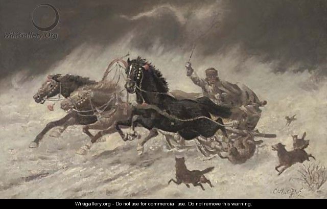 Running from the wolves 3 - Adolf Baumgartner-Stoiloff