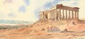 East front of the Parthenon, Athens, Greece - Admiral Sir Henry Byam Martin