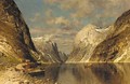 A fjord on a Summer's day - Adelsteen Normann