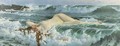 Venus Reclining in the Waves - Adolf Hiremy-Hirschl