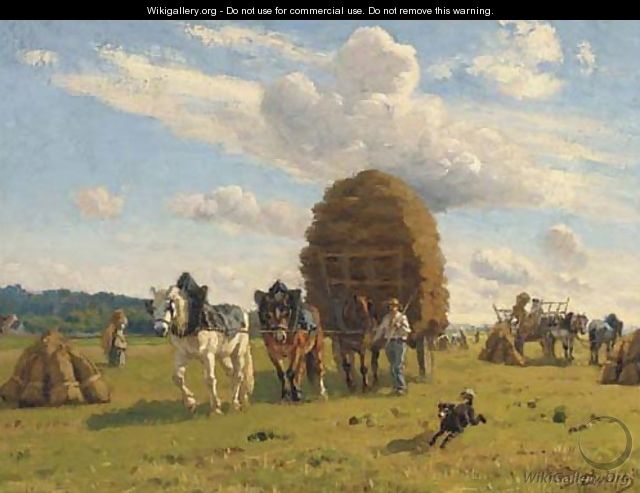 Returning home after the harvest - A. Borrchy