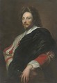 Portrait of Nicholas Lanier, half-length, with a black cloak and sword - Sir Anthony Van Dyck