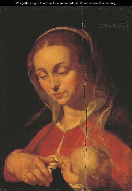 The Virgin and Child - Abraham Bloemaert