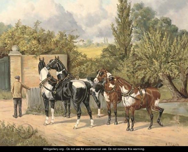 Waiting for the carriage - A. Clark