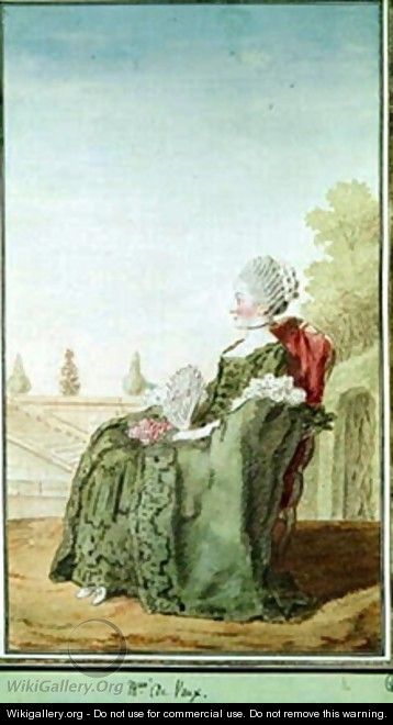 Madame de Vaux - Louis (Carrogis) de Carmontelle
