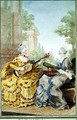 Mesdames de Villaumont et dEscours - Louis (Carrogis) de Carmontelle