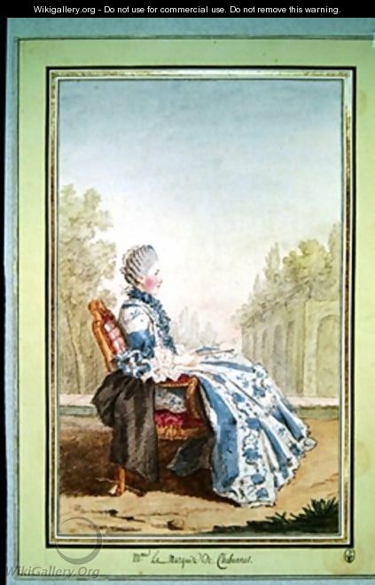 Marie Elisabeth de Talleyrand Perigord marquise de Chabannes - Louis (Carrogis) de Carmontelle