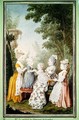 Marie Elisabeth presidente de Lamoignon et ses enfants - Louis (Carrogis) de Carmontelle