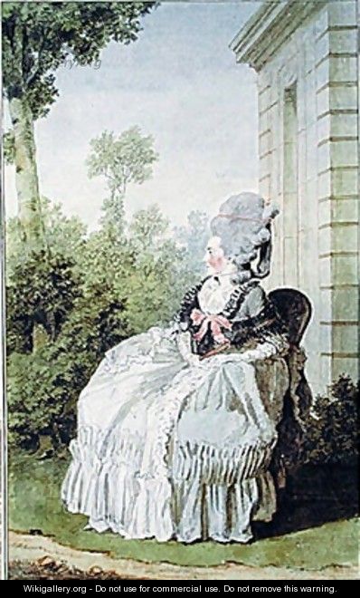 Francoise-Bernarde-Therese-Eugenie de Roy de Vaquieres, Marquise de Coetlogon - Louis (Carrogis) de Carmontelle