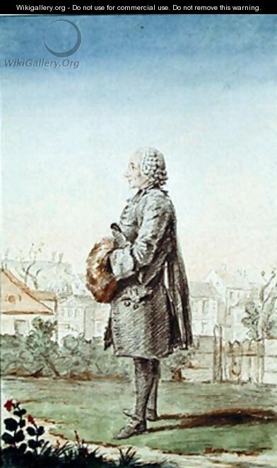 Claude Henri de Fusee (1708-55) Abbot of Voisenon - Louis (Carrogis) de Carmontelle
