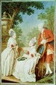 La Marquise de Courtebonne Anne Marie du Puy Montbrun de Montcalm and Louis Pierre de Chastenet Comte de Puysegur 1726-1807 - Louis (Carrogis) de Carmontelle
