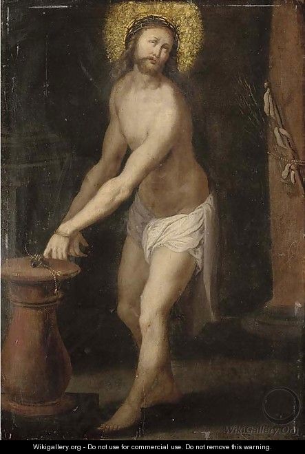 Christ at the Column - (after) Hieronymus II Francken