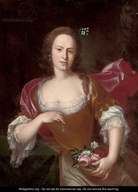 Portrait of a lady 4 - (after) Heroman Van Der Mijn