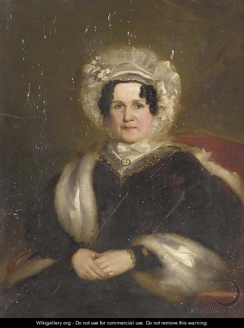 Portrait of Mrs Williams, seated half-length - (after) Pickersgill, Henry William