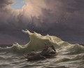 A stormy sea - (after) Ivan Konstantinovich Aivazovsky