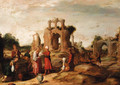 Rebecca and Eliezer at the Well - (after) Jacob Pynas