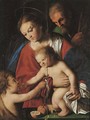 The Holy Family with the Infant Saint John the Baptist - (after) Jacob Van, The Elder Oost
