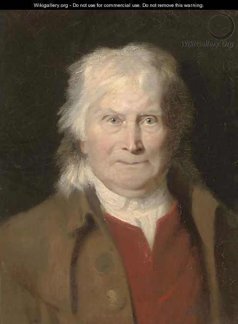 Portrait of an elderly man - (after) Jacques Laurent Agasse