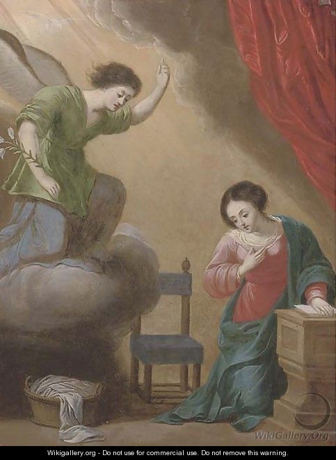 The Annunciation - (after) Jacques Stella