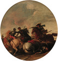 Cavalry engagements - (after) Jacques (Le Bourguignon) Courtois