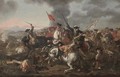 A cavalry engagement 2 - (after) Jacques (Le Bourguignon) Courtois