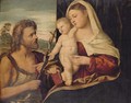 The Madonna and Child with Saint John the Baptist - (after) Jacopo D'Antonio Negretti (see Palma Giovane)