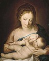 The Madonna and Child - (after) Giulio Carpioni