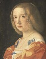 Portrait of a young lady - (after) Giovanni Cariani