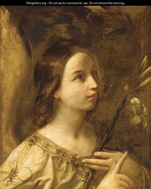 The Angel of the Annunciation - (after) Guido Reni
