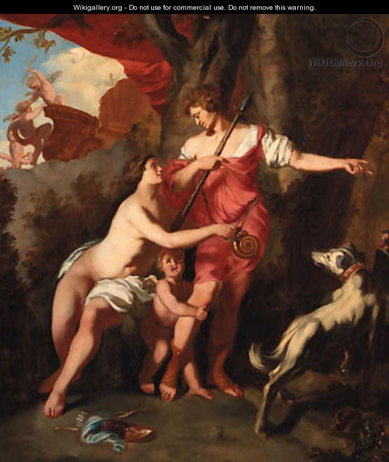 Venus and Adonis - (after) Gerard De Lairesse