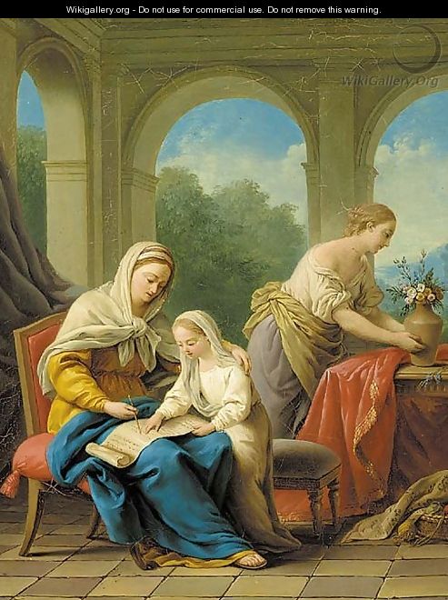 The Education of the Virgin - (after) Giuseppe Mazzola