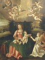 The Virgin and Child with angels holding the tools of The Passion - (after) Hendrik Van Balen, I
