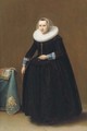 Portrait of a lady, aged 24 - (after) Hendrick Gerritsz. Pot