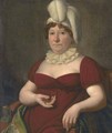 Portrait of a lady - (after) Heinrich Christoph Kolbe