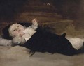 A baby in swaddling clothes - (after) Henry Herbert La Thangue
