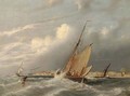 A fishing vessel heading out to sea - (after) George Chambers