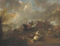 A cavalry battle 2 - (after) Rugendas, Georg Philipp I