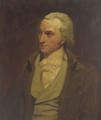 Portrait of a gentleman, half-length, in a brown coat and grey waistcoat - (after) Romney, George