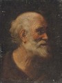 Head of a male saint - (after) Giacomo Francesco Cipper