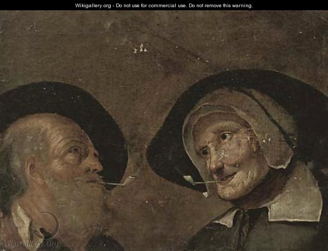 A head of a man and a woman - (after) Giacomo Francesco Cipper