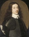 Portrait of a gentleman, three-quarter-length, in a breast plate - (after) Honthorst, Gerrit van